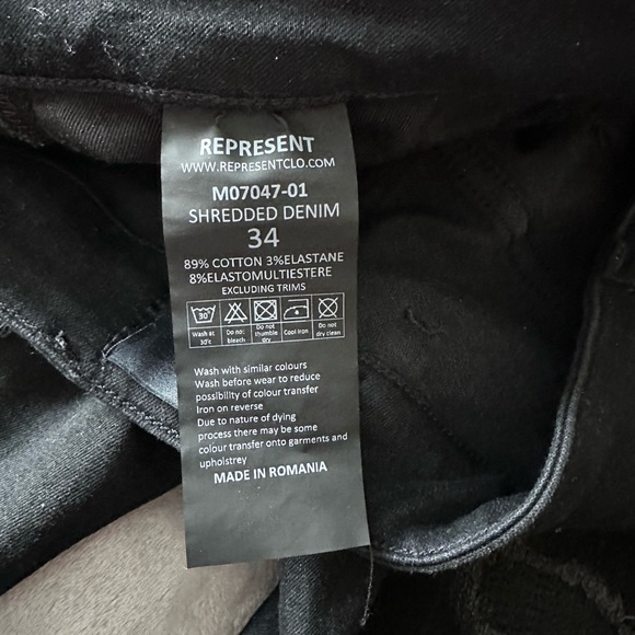 Represent Denim Jeans - Picture 4 of 6